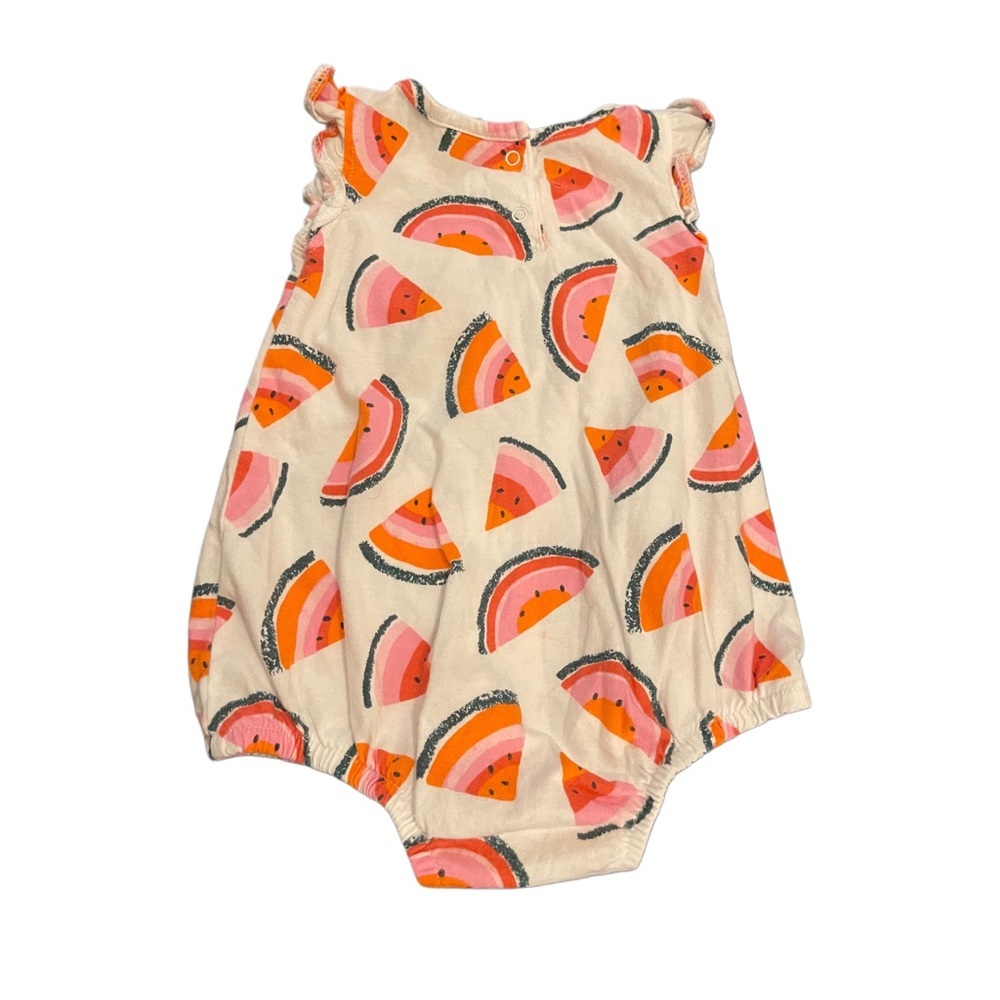 OLD NAVY Baby Outfit - Cream Color with Watermelon Print. - Picture 3 of 5
